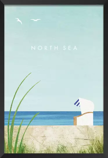 North Sea vintage - affiche monde