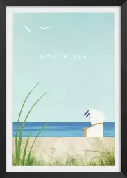 North Sea vintage - affiche monde