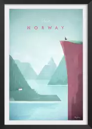 Norway vintage - affiche monde