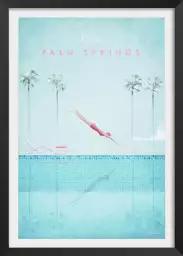 Palm Springs vintage - affiche monde