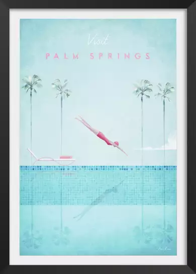 Palm Springs vintage - affiche monde