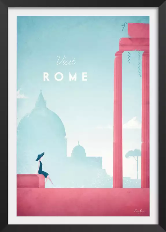 Rome vintage - affiche ville