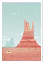 Route 66 vintage - poster monde