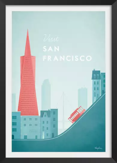 San Francisco vintage - affiche ville