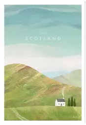 SCOTLAND vintage - affiche retro vintage