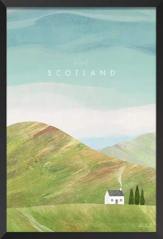 SCOTLAND vintage - affiche retro vintage