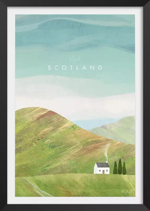 SCOTLAND vintage - affiche retro vintage