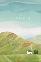 SCOTLAND vintage - affiche retro vintage