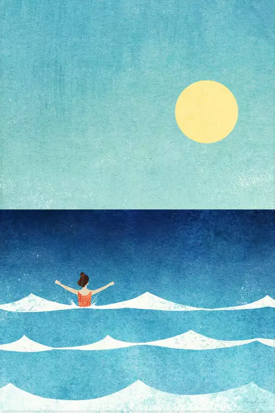 Sea Swim - poster enfant