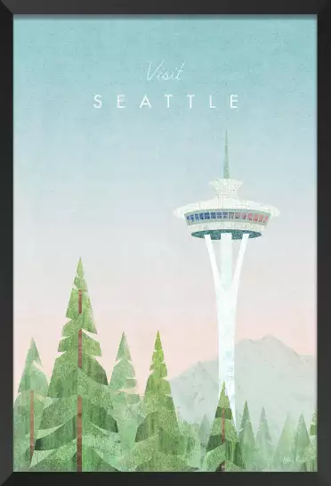 Seattle vintage - affiche ville