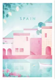 Espagne vintage - affiche retro vintage