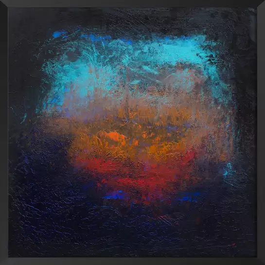 Profondeur bleue - poster d'art