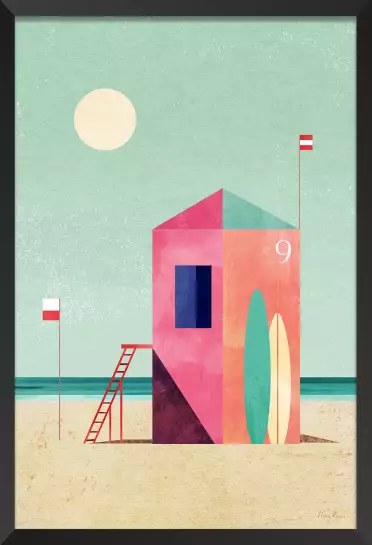 Surf Hut - tableau de la mer