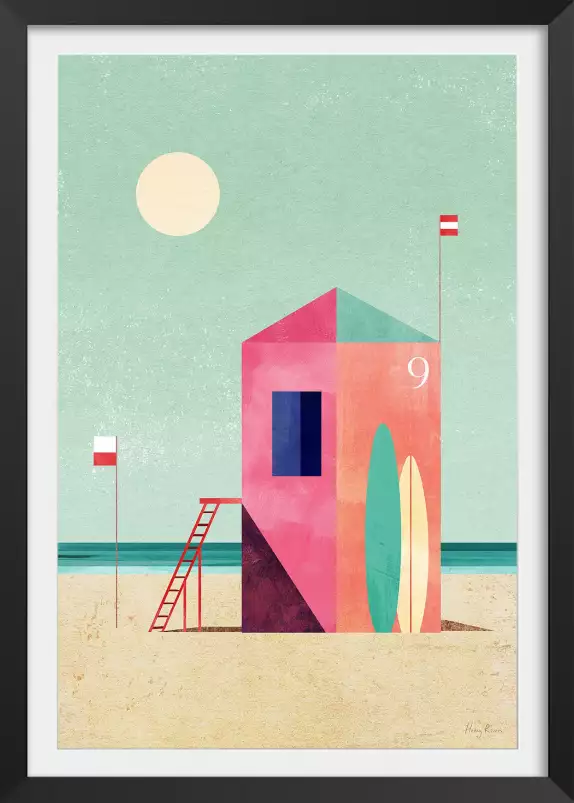 Surf Hut - tableau de la mer