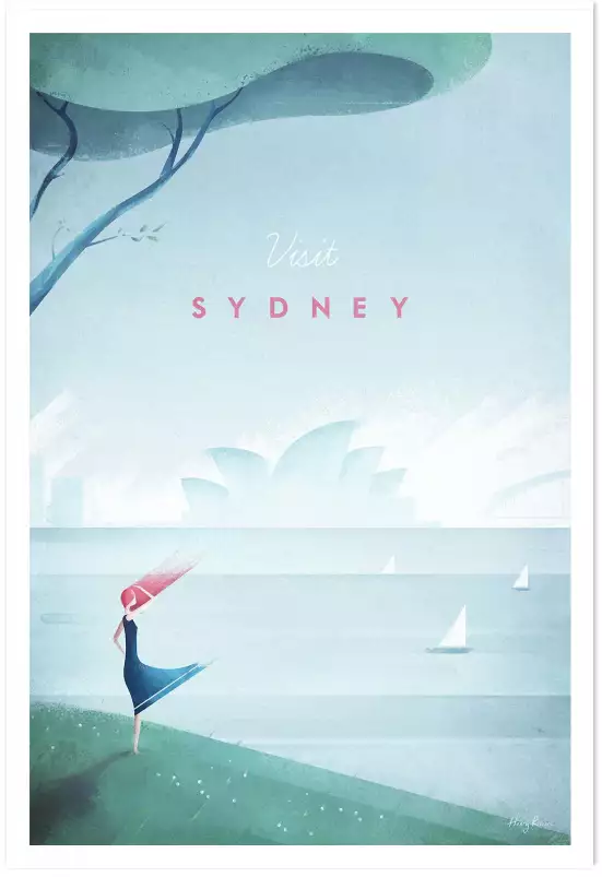 Sydney vintage - affiche ville