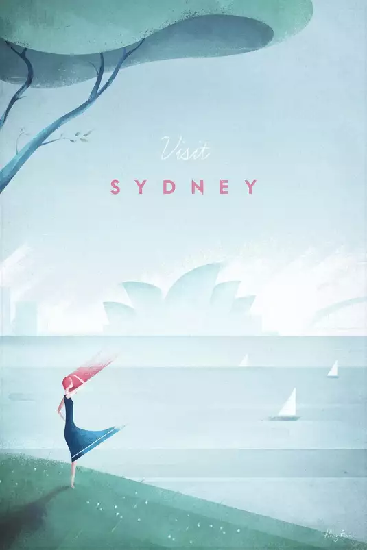 Sydney vintage - affiche ville