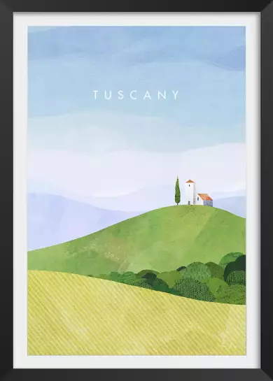 Toscane vintage - paysage nature