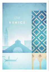 Venise vintage - affiche ville