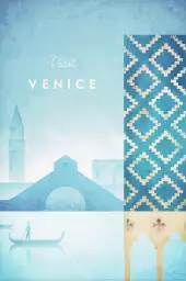 Venise vintage - affiche ville