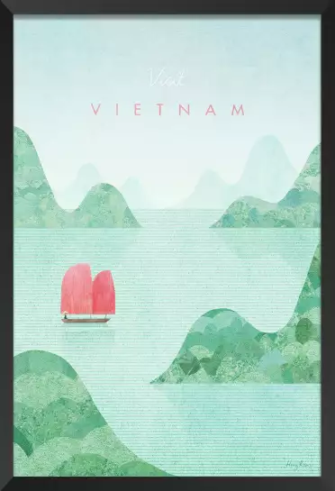 Vietnam vintage - affiche retro vintage