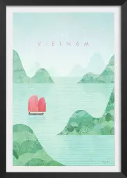 Vietnam vintage - affiche retro vintage