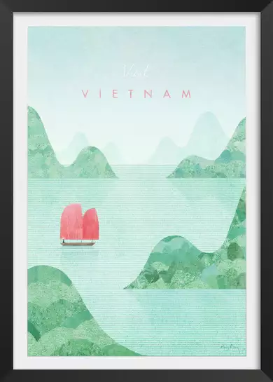 Vietnam vintage - affiche retro vintage