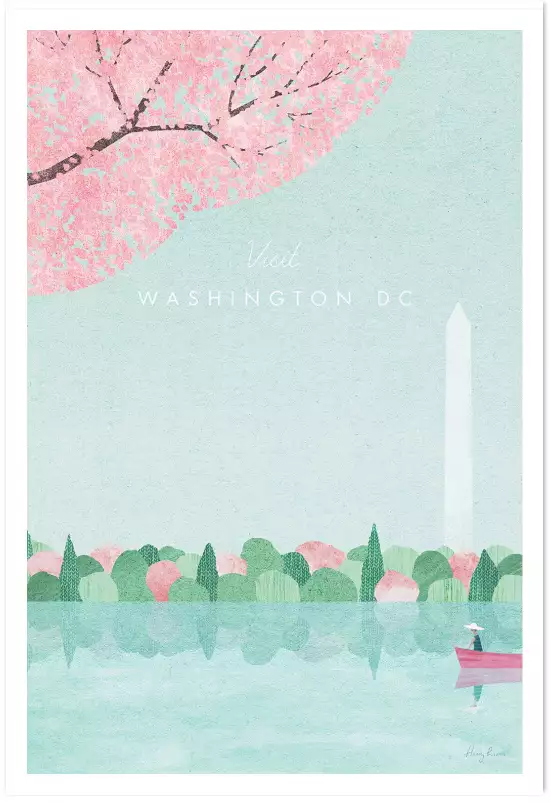 Washington vintage - affiche retro vintage