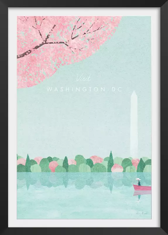 Washington vintage - affiche retro vintage