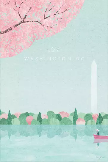 Washington vintage - affiche retro vintage