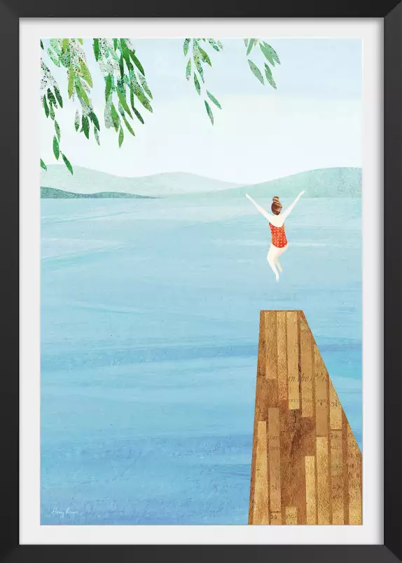 Plongeon - poster enfant