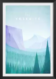 Yosemite vintage - poster nature