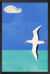 Vol de mouette - tableau enfantin