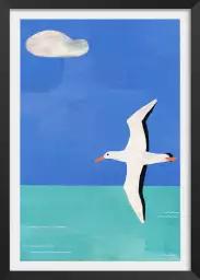 Vol de mouette - tableau enfantin