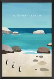 Boulder beach - tableau mer