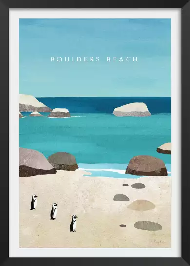 Boulder beach - tableau mer