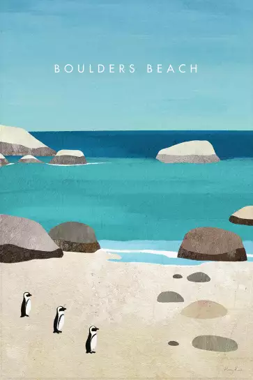 Boulder beach - tableau mer