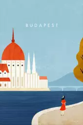 Budapest - affiche ville
