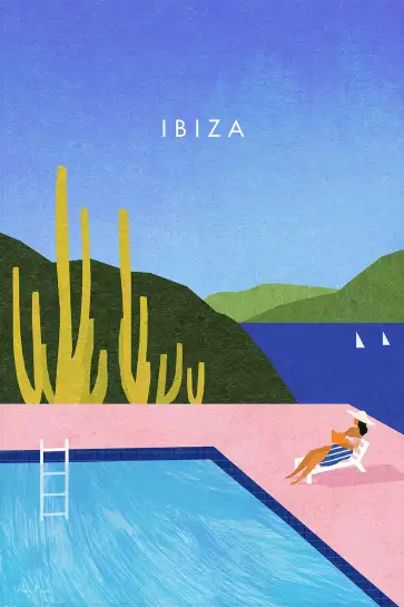 Ibiza - tableau bord de mer