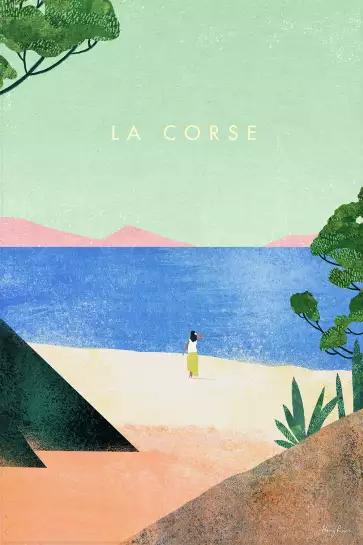 La Corse - tableau bord de mer