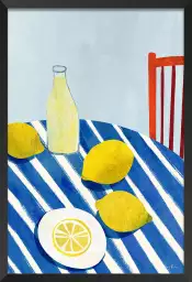 Citronnade - affiche fruits