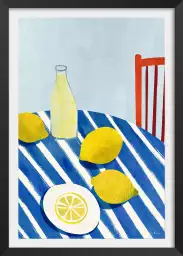 Citronnade - affiche fruits