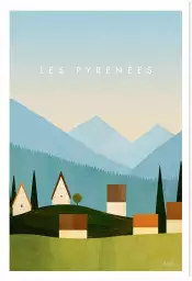 Les Pyrénées - paysage montagne