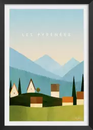 Les Pyrénées - paysage montagne