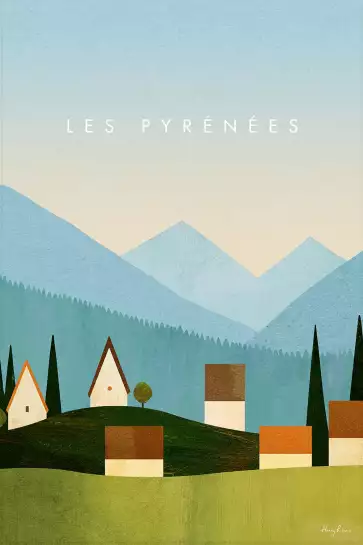Les Pyrénées - paysage montagne