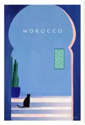 Maroc - affiche ville