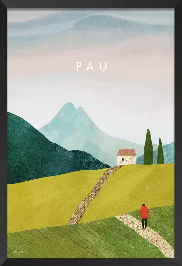 Pau - affiche vintage