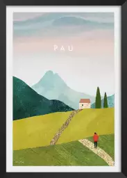 Pau - affiche vintage