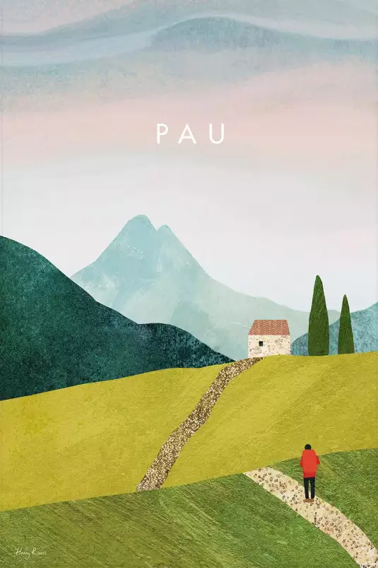 Pau - affiche vintage