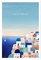 Santorini - poster paysage