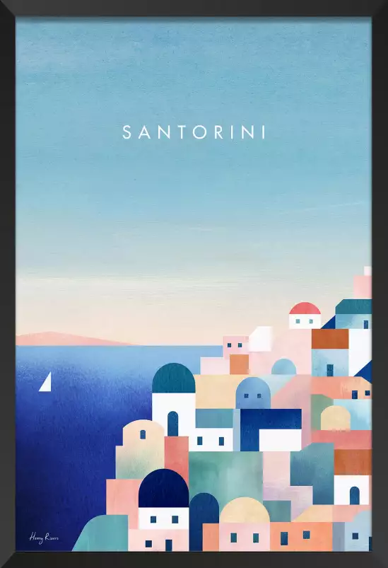 Santorini - poster paysage